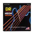 DR Handmade Strings - Neon Orange Coated Electric Guitar Strings, Medium (10-46)