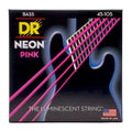 DR Handmade Strings - Neon Pink Coated Bass Strings, Medium (45-105)