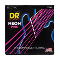 DR Handmade Strings - Neon Pink Coated Electric Guitar Strings, Medium (10-46)