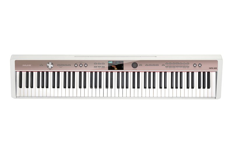 NUX - 88-Key Triple-Sensor Portable Digital Piano, White