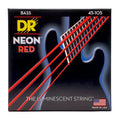 DR Handmade Strings - Neon Red Bass Strings, Medium (45-105)