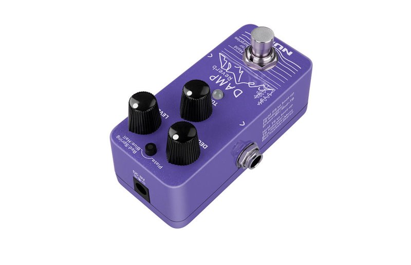 NUX - Damp Mini Pedal With Three Classic Reverb Models Effects Pedal