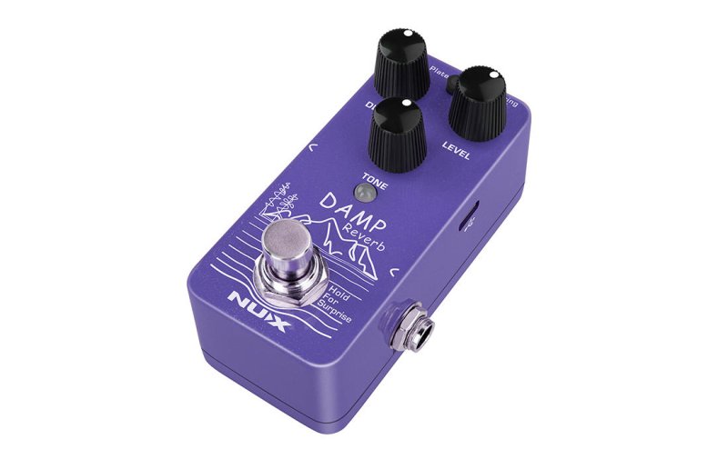 NUX - Damp Mini Pedal With Three Classic Reverb Models Effects Pedal