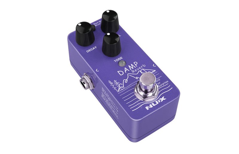 NUX - Damp Mini Pedal With Three Classic Reverb Models Effects Pedal