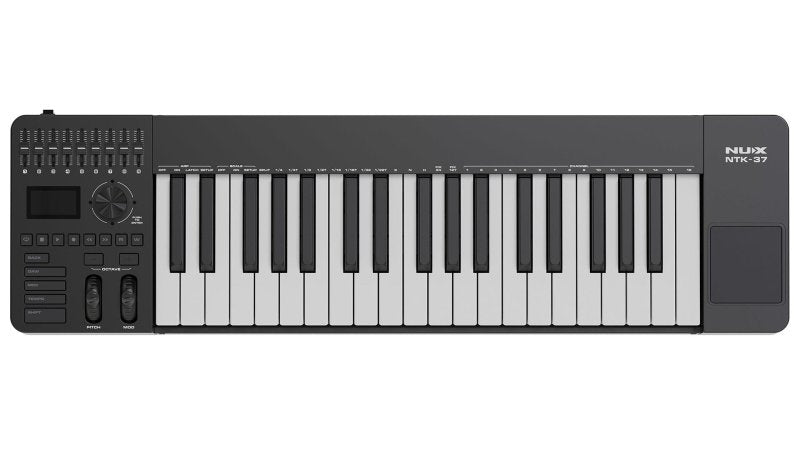 NUX - 37-Key MIDI Keyboard Controller, Black