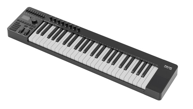 NUX - 49-Key MIDI Keyboard Controller, Black