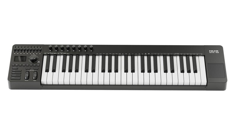 NUX - 49-Key MIDI Keyboard Controller, Black