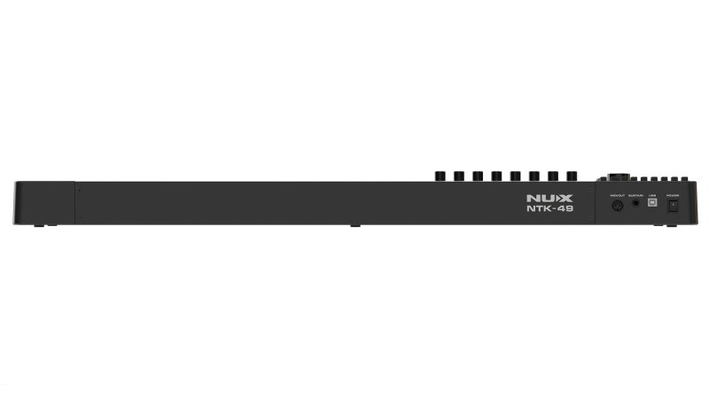 NUX - 49-Key MIDI Keyboard Controller, Black