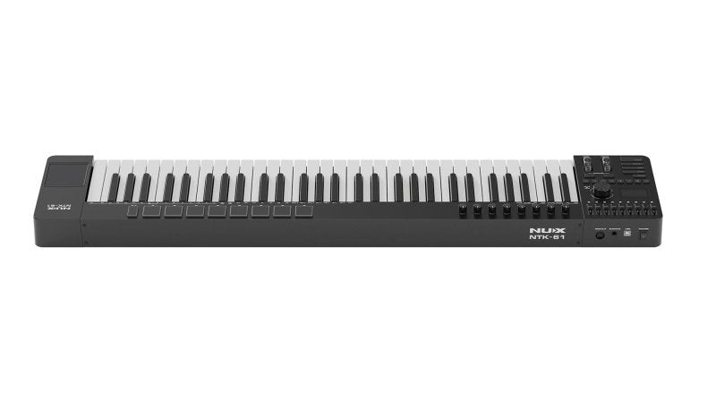 NUX - 61-Key MIDI Keyboard Controller, Black
