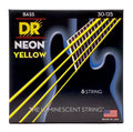 DR Handmade Strings - Neon Yellow Coated 6-String Bass Strings, Medium (30-125)