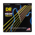 DR Handmade Strings - Neon Yellow Coated 7-String Electric Guitar Strings, Medium (10-56)