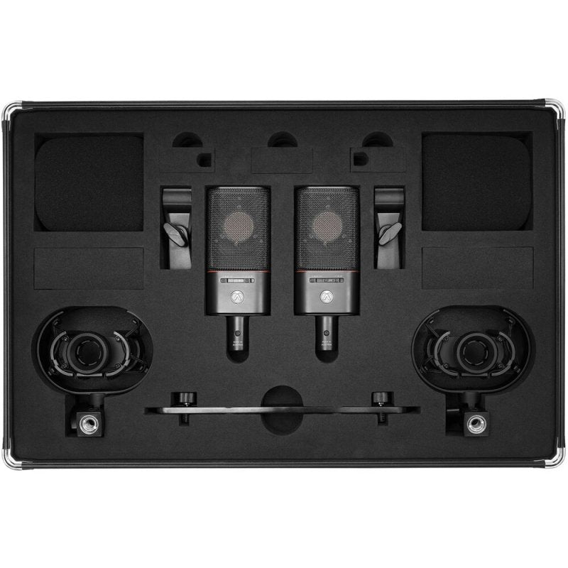 Austrian Audio - Large-Diaphragm Cardioid Condenser Microphones, Black (Matched Pair)