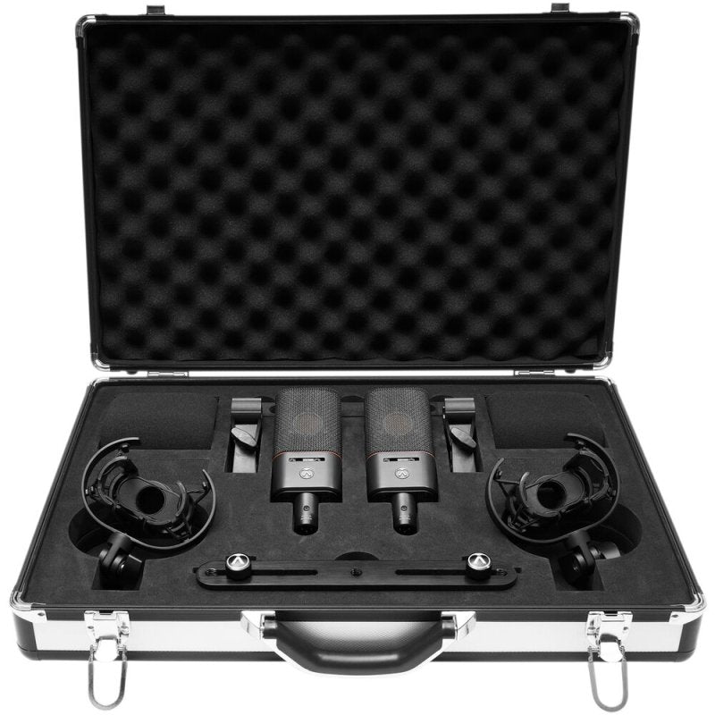 Austrian Audio - Large-Diaphragm Cardioid Condenser Microphones, Black (Matched Pair)