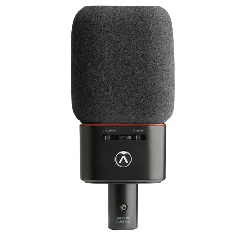 Austrian Audio - Large-Diaphragm Cardioid Condenser Microphone, Black