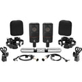 Austrian Audio - Dual Set Plus Large-Diaphragm Matched Pair Multipattern Condenser Microphone, Black