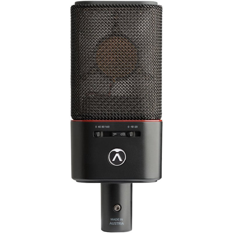 Austrian Audio - Dual Set Plus Large-Diaphragm Matched Pair Multipattern Condenser Microphone, Black