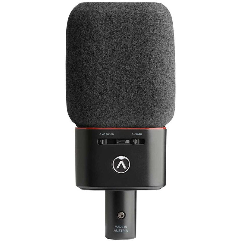Austrian Audio - Dual Set Plus Large-Diaphragm Matched Pair Multipattern Condenser Microphone, Black