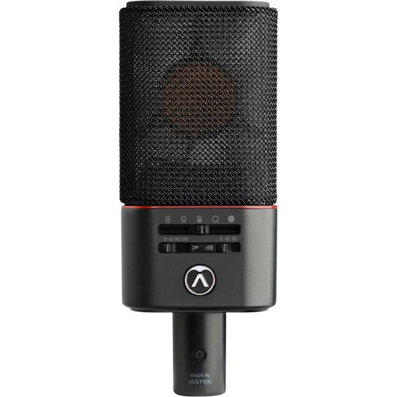 Austrian Audio - Large-Diaphragm Multipattern Condenser Microphone, Black