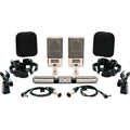 Austrian Audio - Large-Diaphragm Multipattern Condenser Microphone, Silver (Matched Pair)