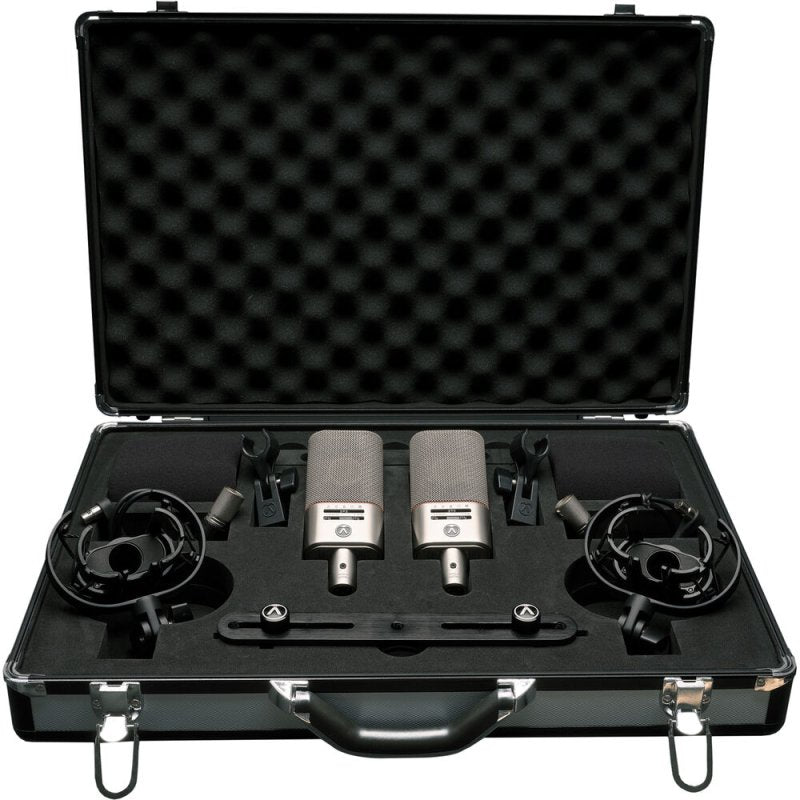Austrian Audio - Large-Diaphragm Multipattern Condenser Microphone, Silver (Matched Pair)