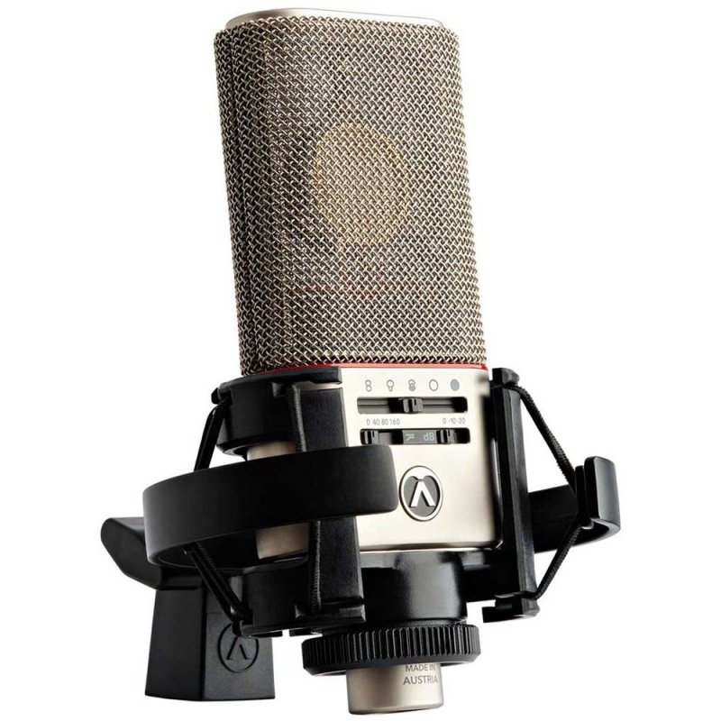 Austrian Audio - Large-Diaphragm Multipattern Condenser Microphone, Silver