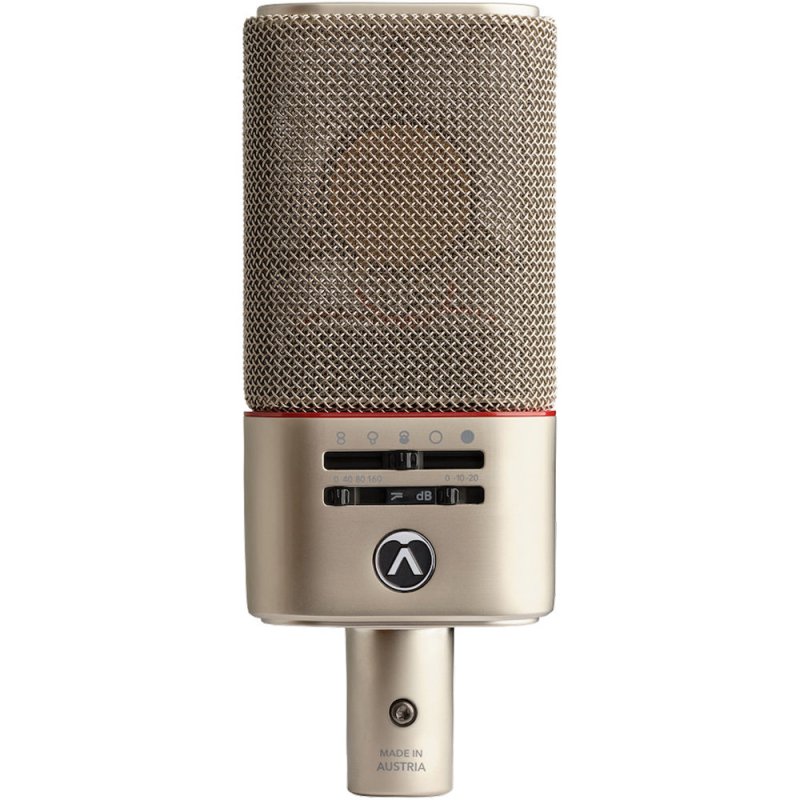 Austrian Audio - Large-Diaphragm Multipattern Condenser Microphone, Silver