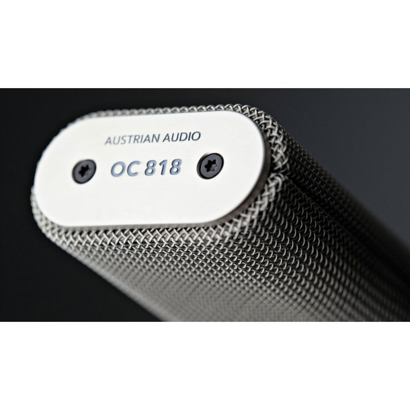 Austrian Audio - Large-Diaphragm Multipattern Condenser Microphone, Silver