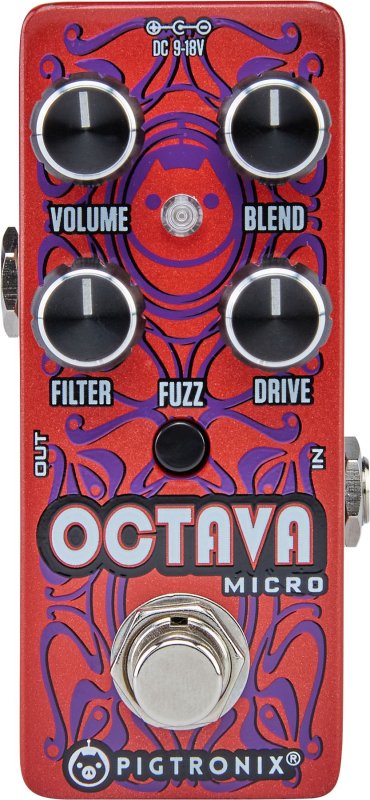 Pigtronix - Octava Micro Analog Octave Fuzz & Distortion Pedal