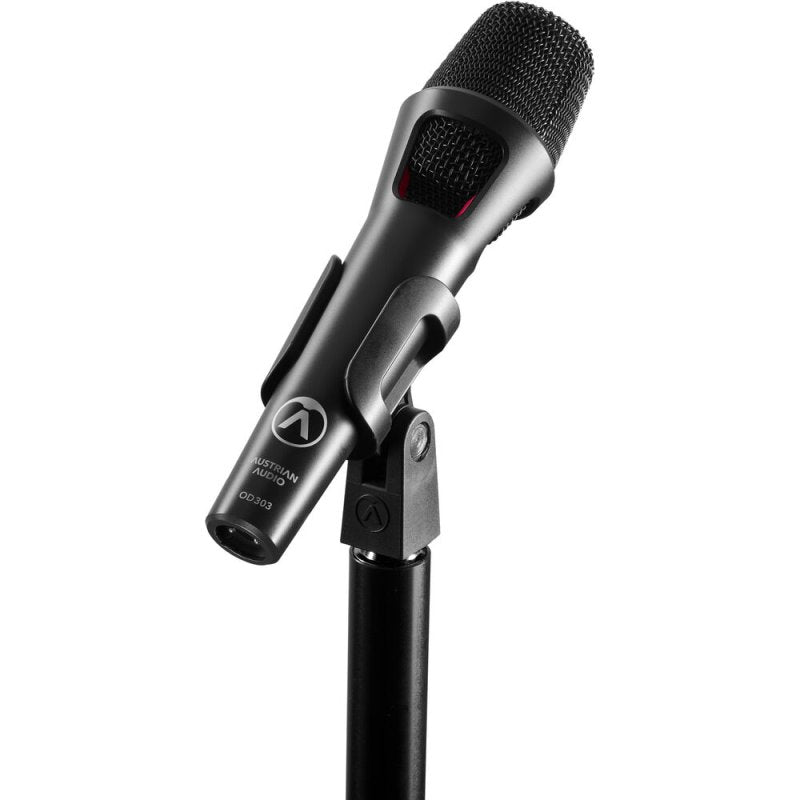 Austrian Audio - Handheld Supercardioid Dynamic Handheld Vocal Microphone, Black