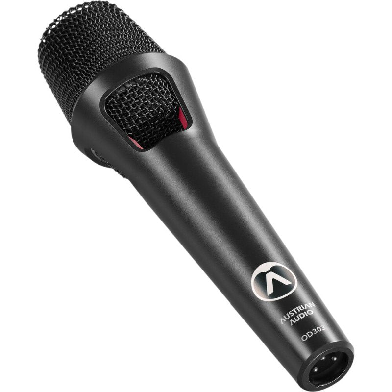 Austrian Audio - Handheld Supercardioid Dynamic Handheld Vocal Microphone, Black
