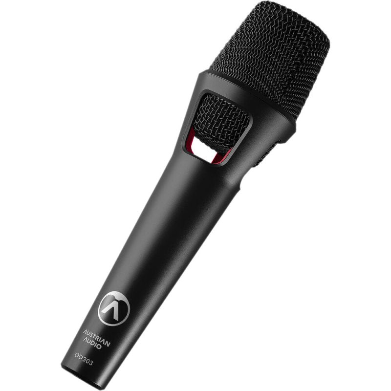 Austrian Audio - Handheld Supercardioid Dynamic Handheld Vocal Microphone, Black