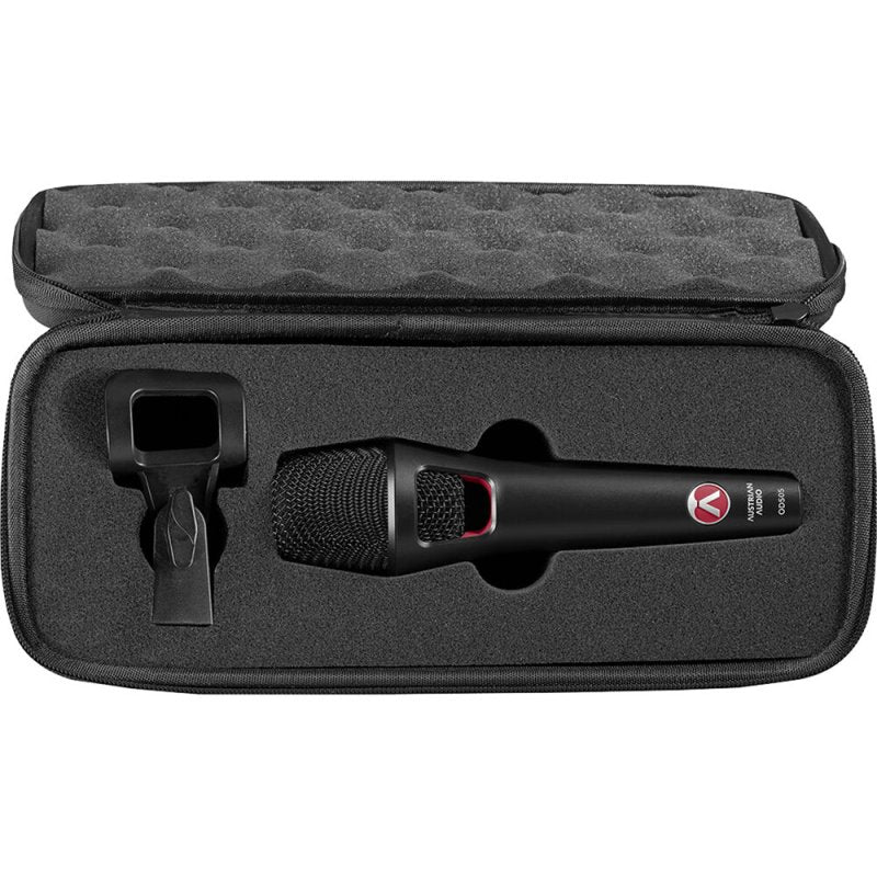 Austrian Audio - Handheld Active Dynamic Vocal Microphone, Black