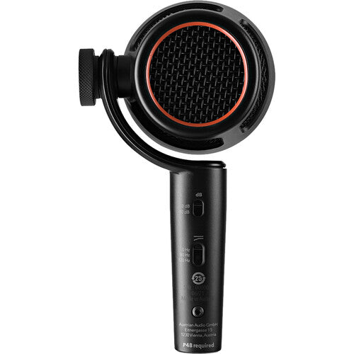 Austrian Audio - Cardioid Active-Dynamic Instrument Microphone, Black