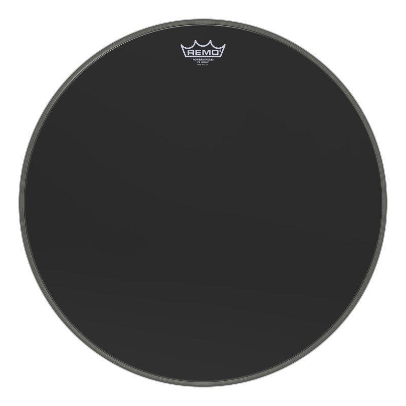 Remo - 20" Powerstroke P3 Ebony Bass Drumhead
