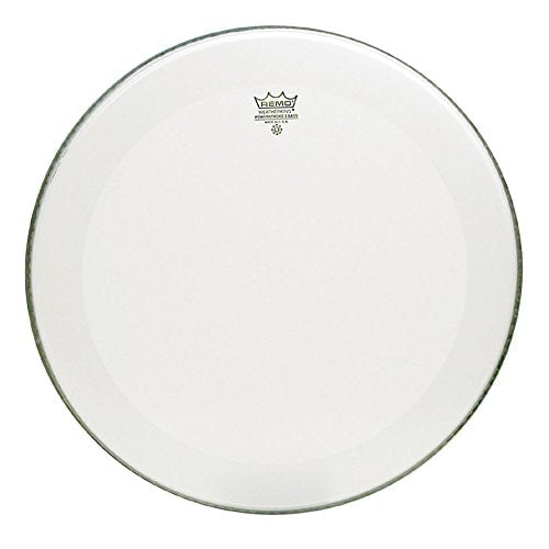 Remo - 20-Inch Coated Powerstroke 3 Drumhead, White Falam Patch