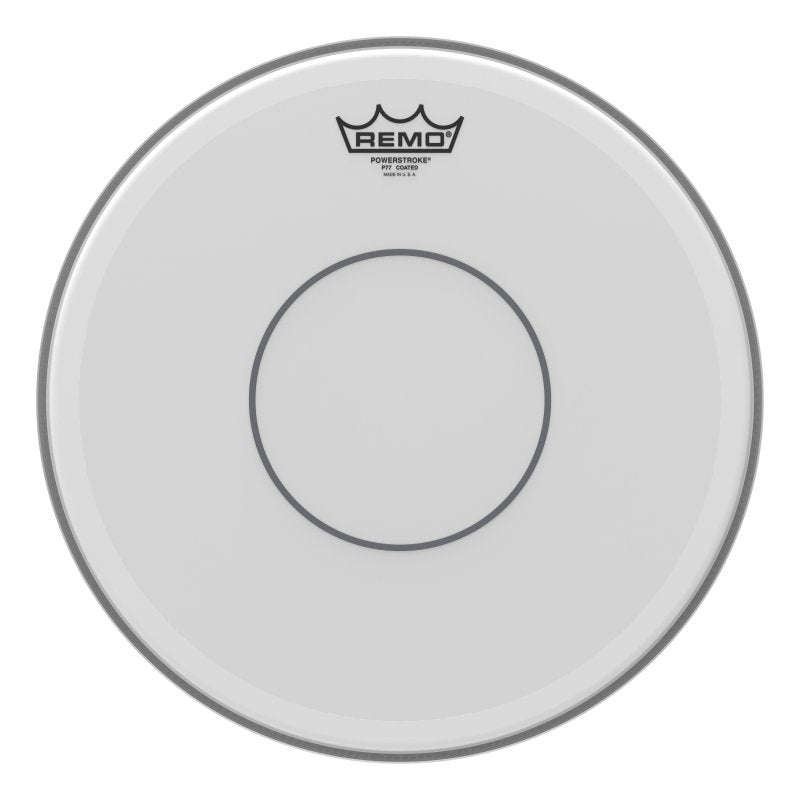 Remo - Powerstroke® 77 Coated Clear Dot Snare Drumhead - Top Clear Dot, 14