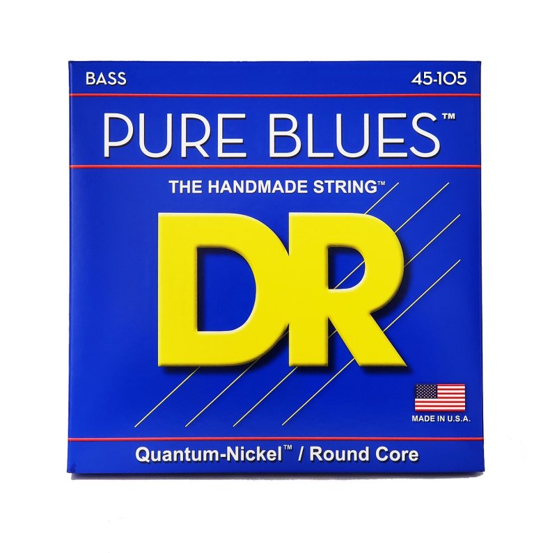 DR Handmade Strings - Pure Blues Bass Strings, Medium (45-105)