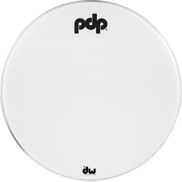PACIFIC DRUMS & PERC - 20" White Coated Kick Resonant Logo Head
