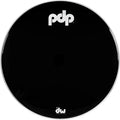 PACIFIC DRUMS & PERC - 24" Black Smooth Kick Resonant Logo Head
