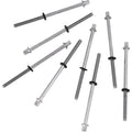 PACIFIC DRUMS & PERC - 100mm Tension Rods (8-pack)