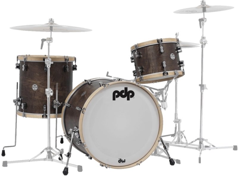 PACIFIC DRUMS & PERC - Concept Maple Classic 3-Piece Shell Pack, Walnut Stain