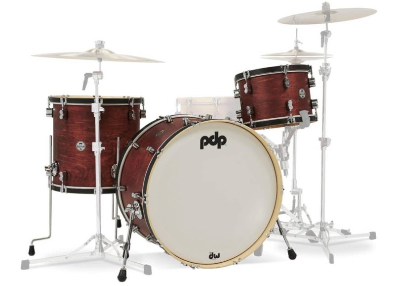 PACIFIC DRUMS & PERC - Concept Maple Classic 3-piece Shell Pack with 24" Bass, Ox Blood