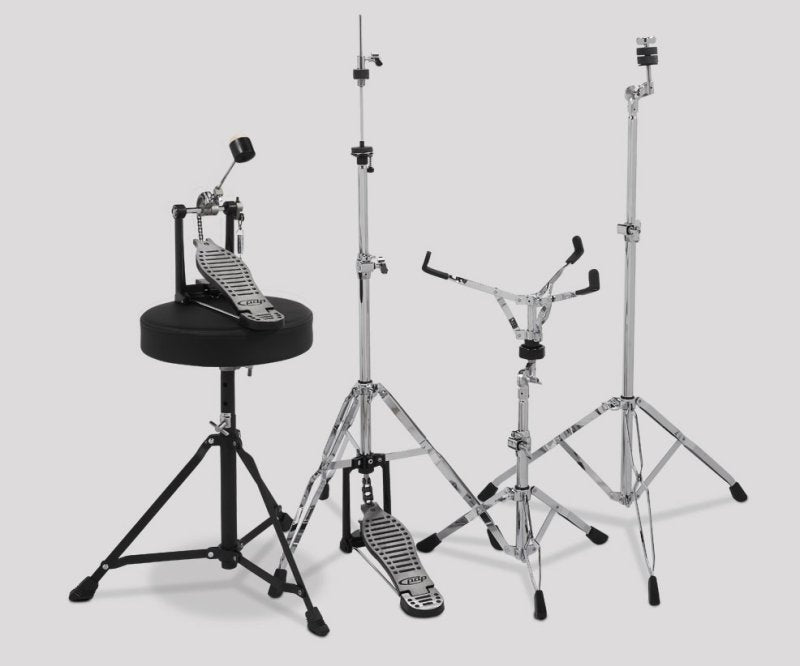 PACIFIC DRUMS & PERC - Center Stage 5-piece Complete Drum Set with Cymbals & Throne, Iridescent Black Sparkle