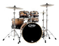 PACIFIC DRUMS & PERC - Concept Series Maple 5-Piece Shell Pack, Natural to Charcoal Fade