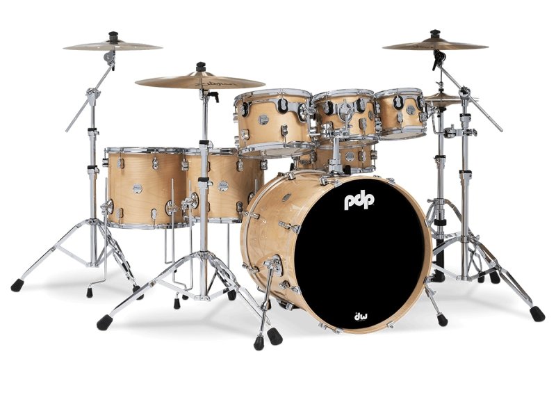 PACIFIC DRUMS & PERC - Concept Maple 7-Piece Maple Shell Pack, Natural Lacquer