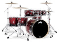 PACIFIC DRUMS & PERC - Concept Maple 7-Piece Maple Shell Pack, Red To Black Fade Lacquer