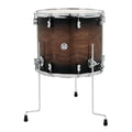 PACIFIC DRUMS & PERC - Concept Series Maple Exotic 16"x18" Floor Tom, Walnut to Charcoal Burst