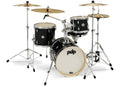PACIFIC DRUMS & PERC - New Yorker 4-piece Shell Pack, Black Onyx Sparkle