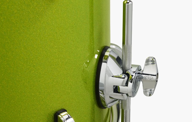 PACIFIC DRUMS & PERC - New Yorker 4-Piece Drum Shell Pack 16" Bass Drum, Electric Green Sparkle