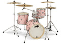PACIFIC DRUMS & PERC - New Yorker 4-Piece Drum Shell Pack 16" Bass Drum, Pale Rose Sparkle